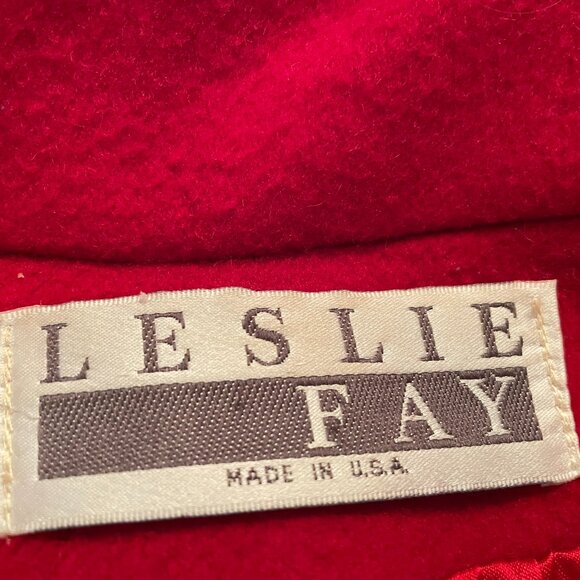 Striking Vintage Red Wool Maxi Coat - Picture 6 of 10